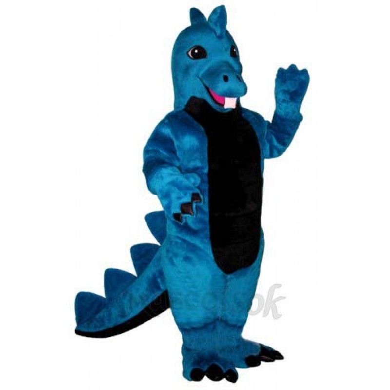 Blue Dino Mascot Costume