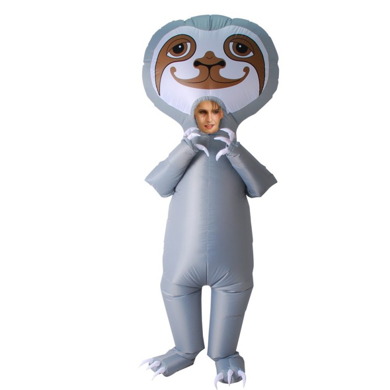 Cute Sloth Inflatable Costume Halloween Christmas Costume for Adult/Kid