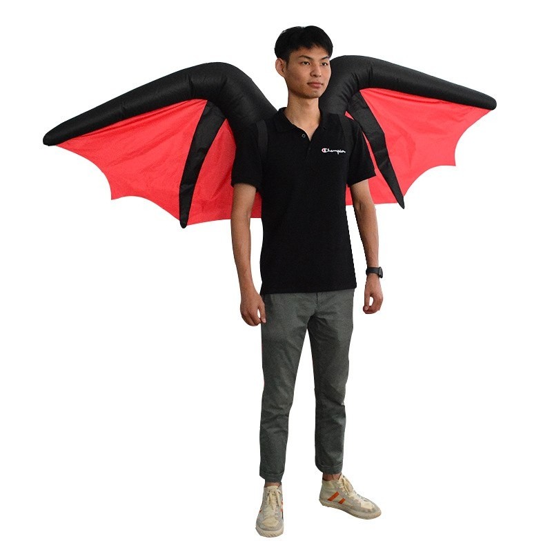 Bat Devil Demon Inflatable Costume Halloween Christmas Costume for Adult