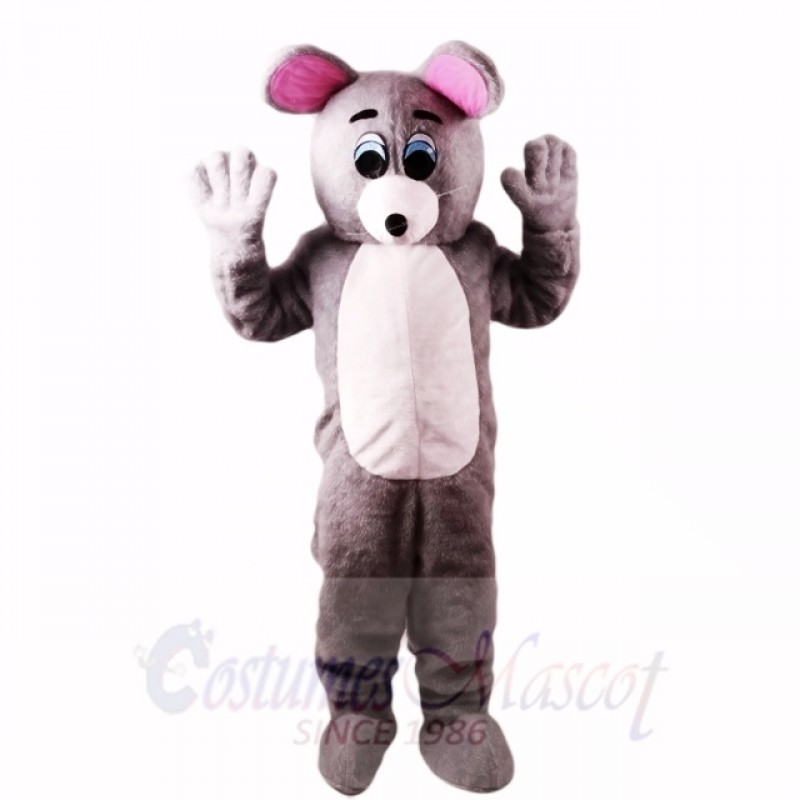 Grey Mouse Lightweight with Blue Eyes Mascot Costumes Cartoon