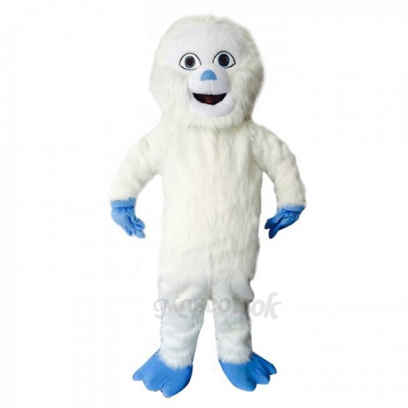 New Blue Hands Yeti Mascot Bigfoot Costume