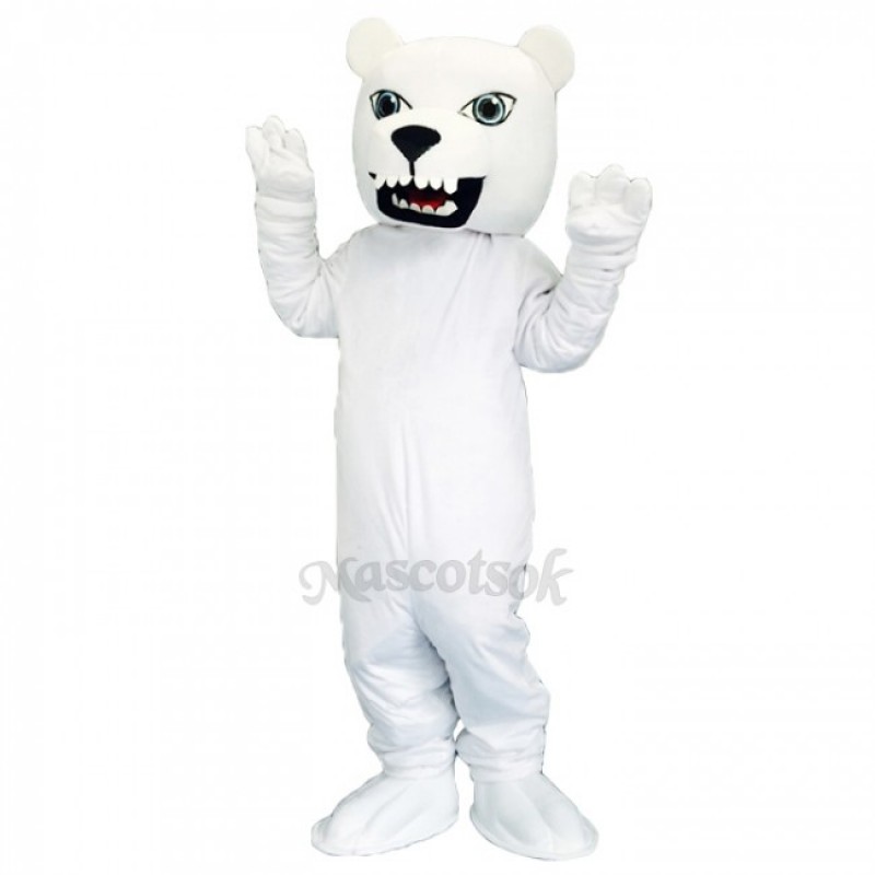 New Cute Polar Bear Mascot Costume