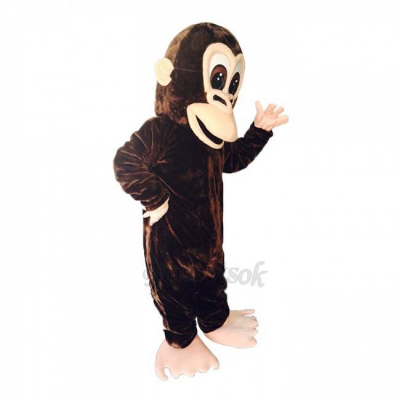 New Lovely Brown Gorilla Costume Mascot