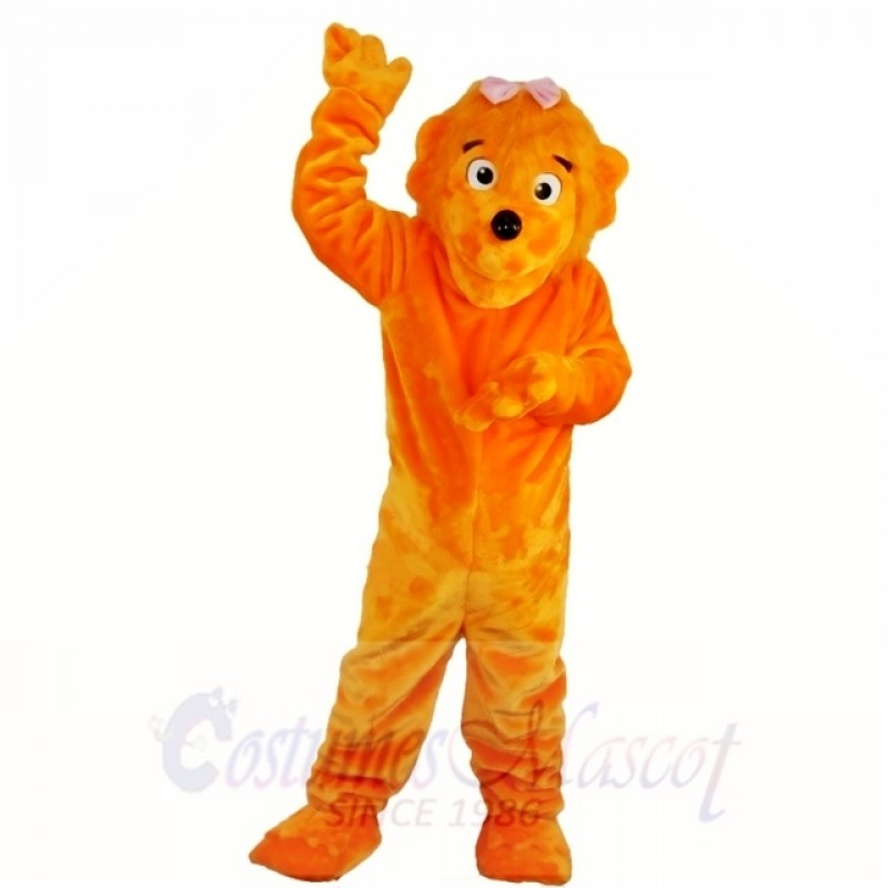 Orange Girl Funny Lion Mascot Costumes Cartoon