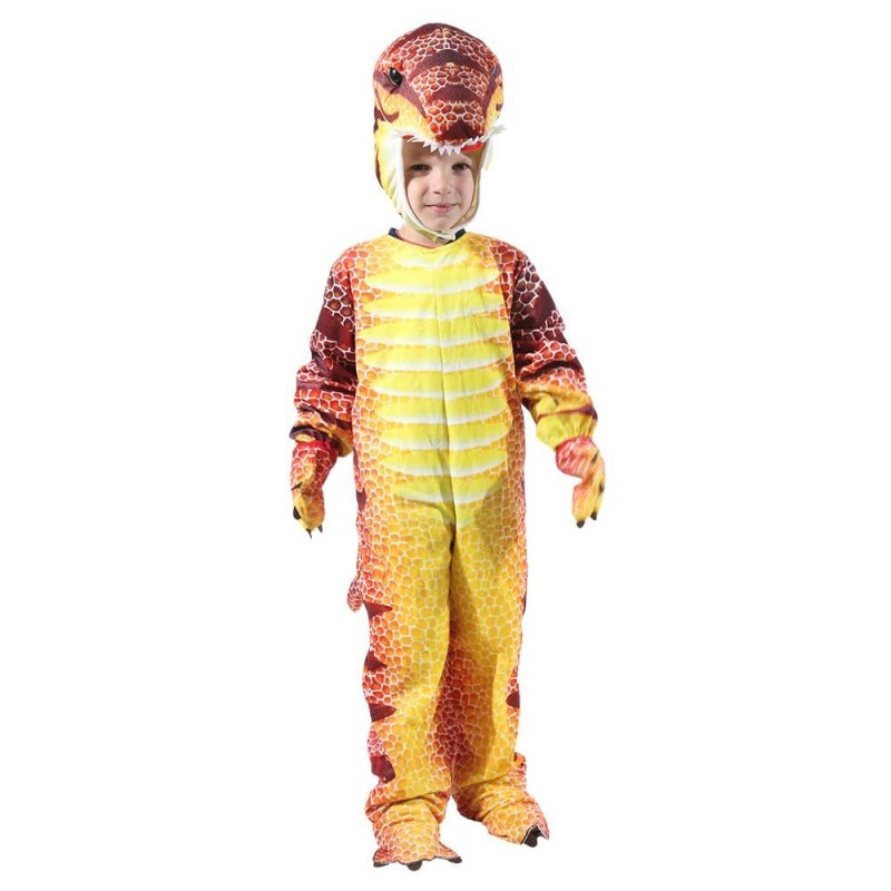 Red T-Rex Dinosaur Costume Dinosaur Jumpsuit Halloween Christmas Dress up Gift for Kid