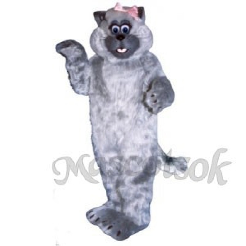 Cute Tabitha Cat Mascot Costume