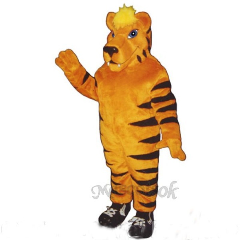 Cute Tiger with Sneakers Mascot Costume