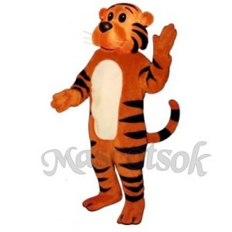 Cute Sunny Tiger Mascot Costume