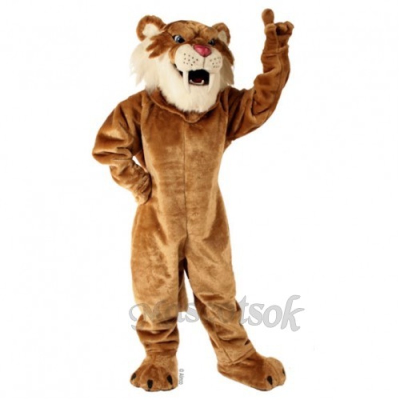 Cute Sabretooth Tiger Mascot Costume