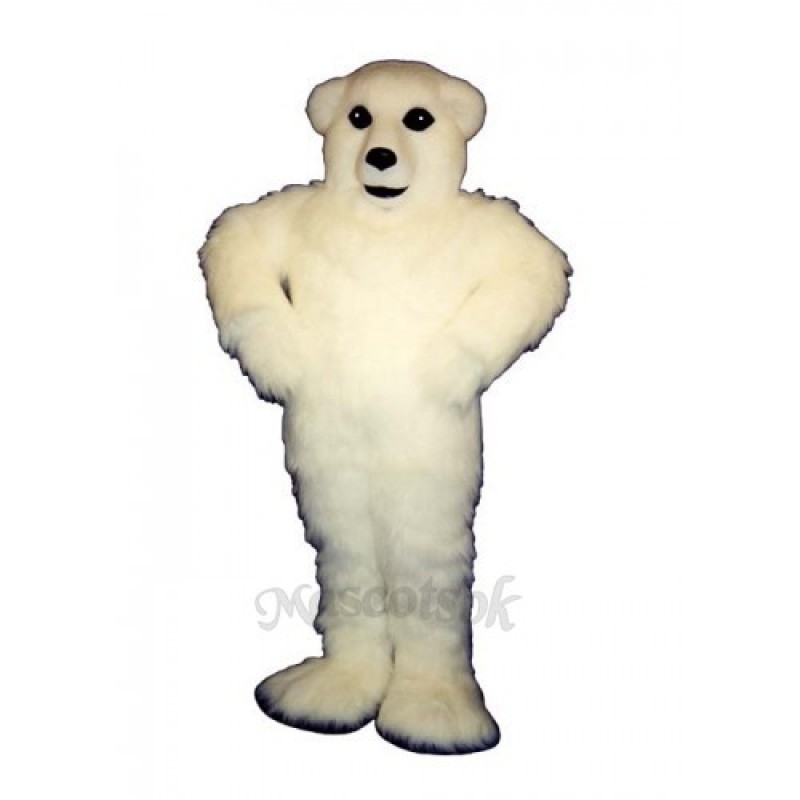 Happy Polar Bear Mascot Costume