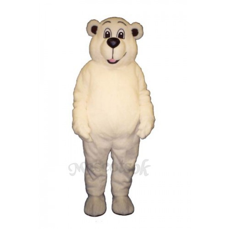 Johnnie Polar Bear Mascot Costume