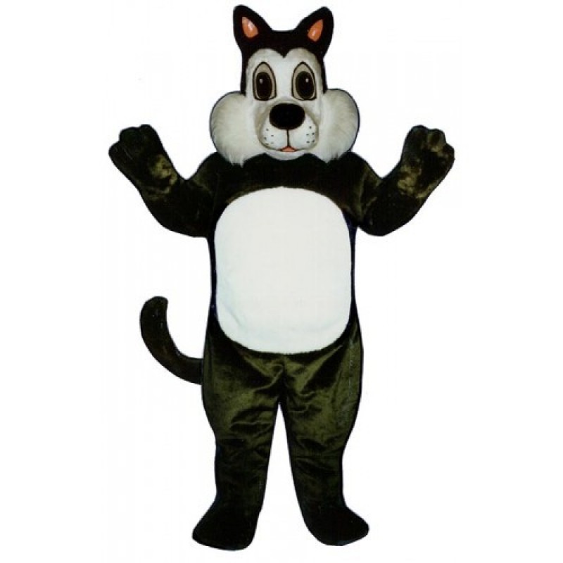 Cute Comic Cat Mascot Costume