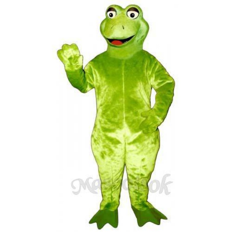 Leaping Frog Mascot Costume