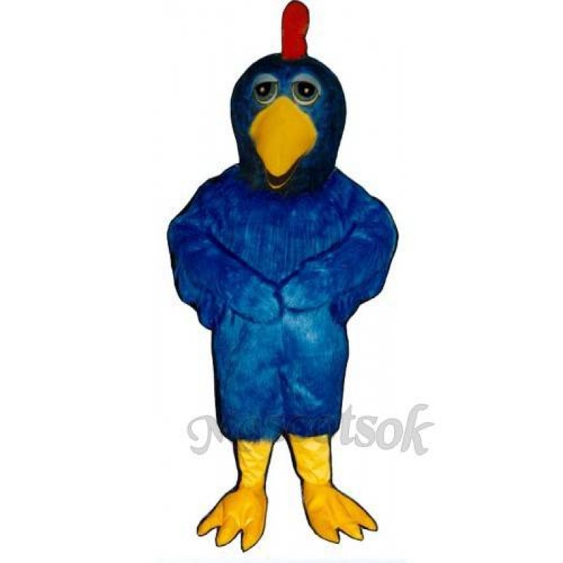 Cute Dumb Cluck Chick Cock Rooster Mascot Costume