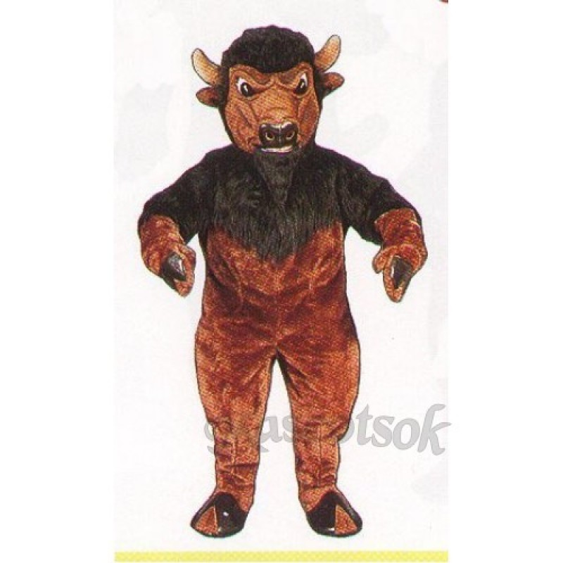 Cute Bison Mascot Costume