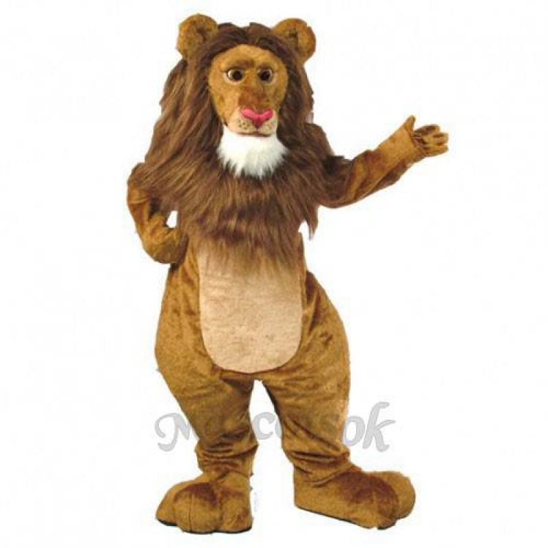 Cute Wally Lion Mascot Costume