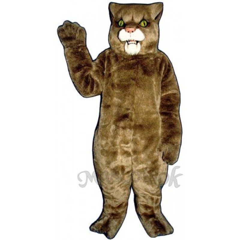 Cute Wildcat Cat Mascot Costume