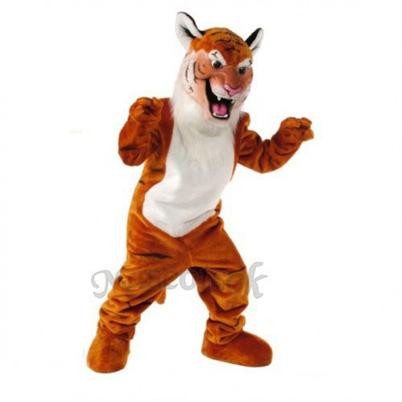 Cute Tiger Mascot Costume