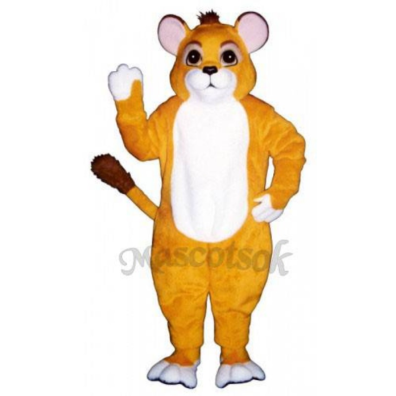 Cute Lion Cub Mascot Costume