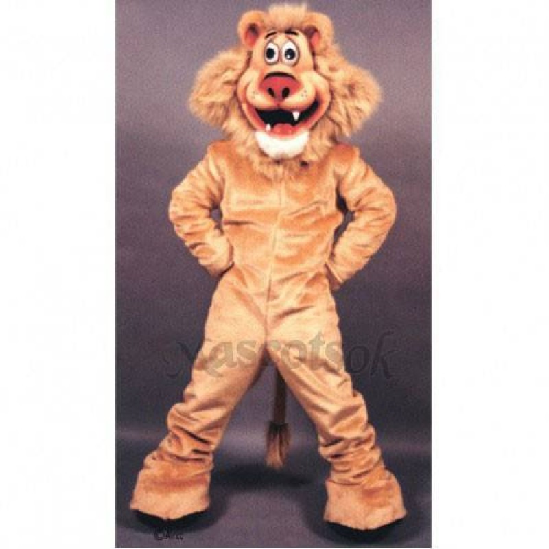 Cute Lionel Lion Mascot Costume