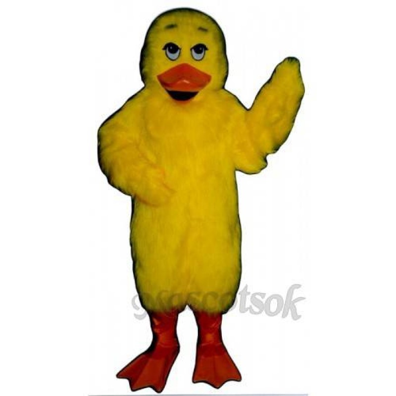 Cute Sleepy Duck Mascot Costume