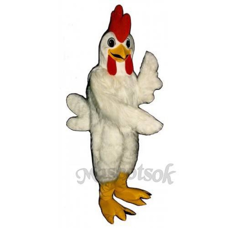 Cute Friendly Chicken Mascot Costume