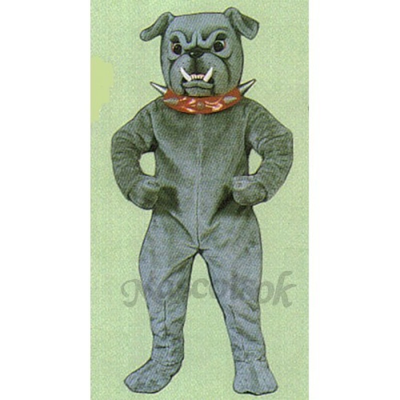 Cute Bulldog Mascot Costume