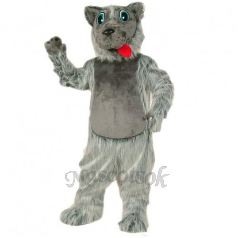 Cute Lobo Dog Mascot Costume