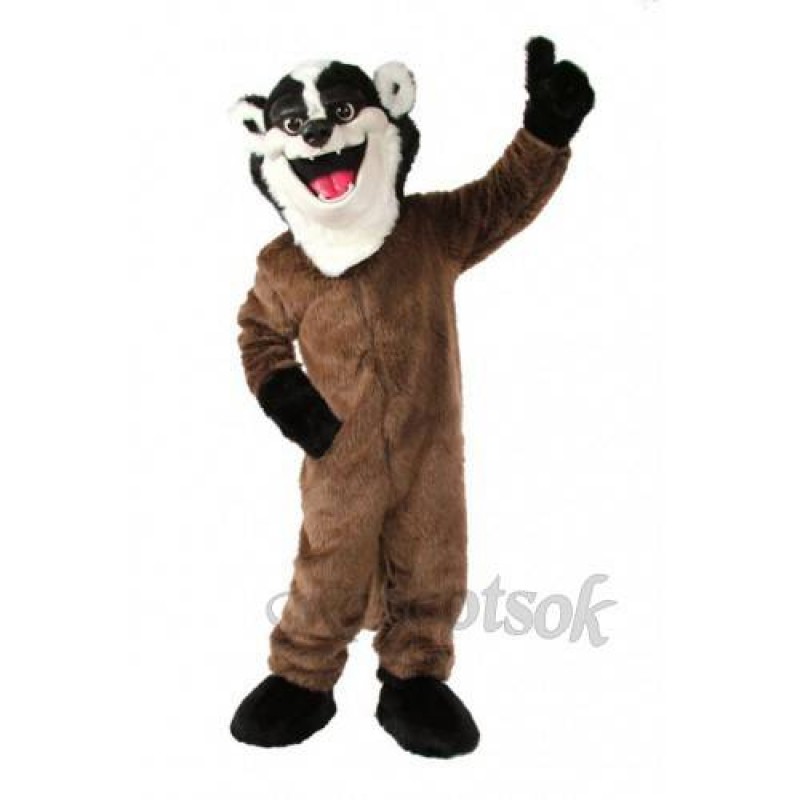 Cute Badger Mascot Costume