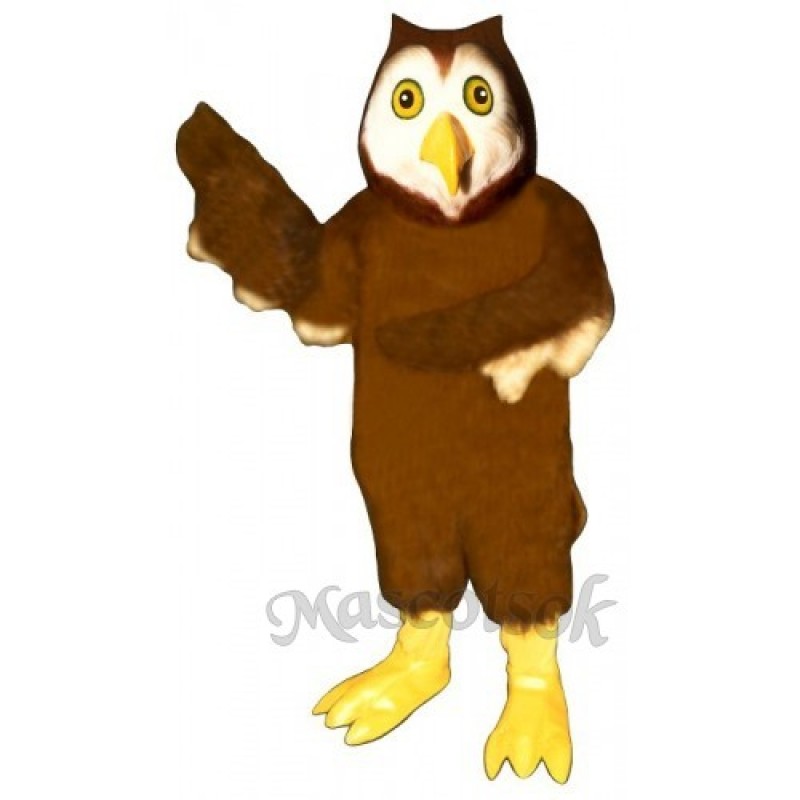 Cute Horned Owl Mascot Costume