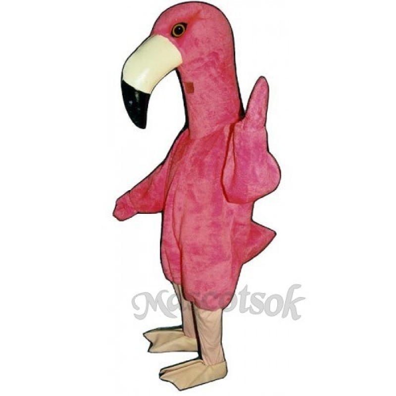 Cute Flamingo Mascot Costume
