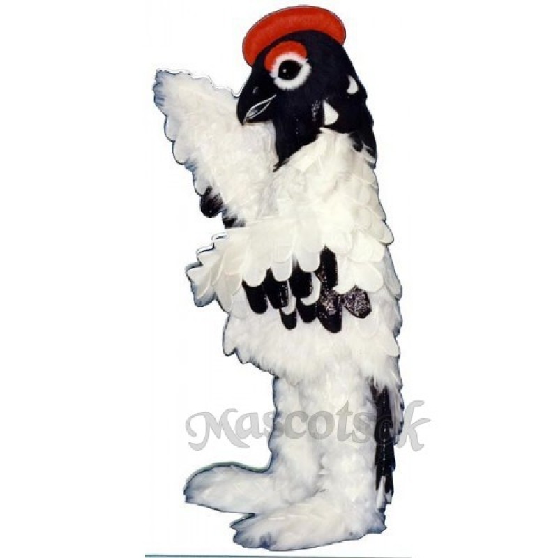 Cute Elegant Snow Bird Mascot Costume