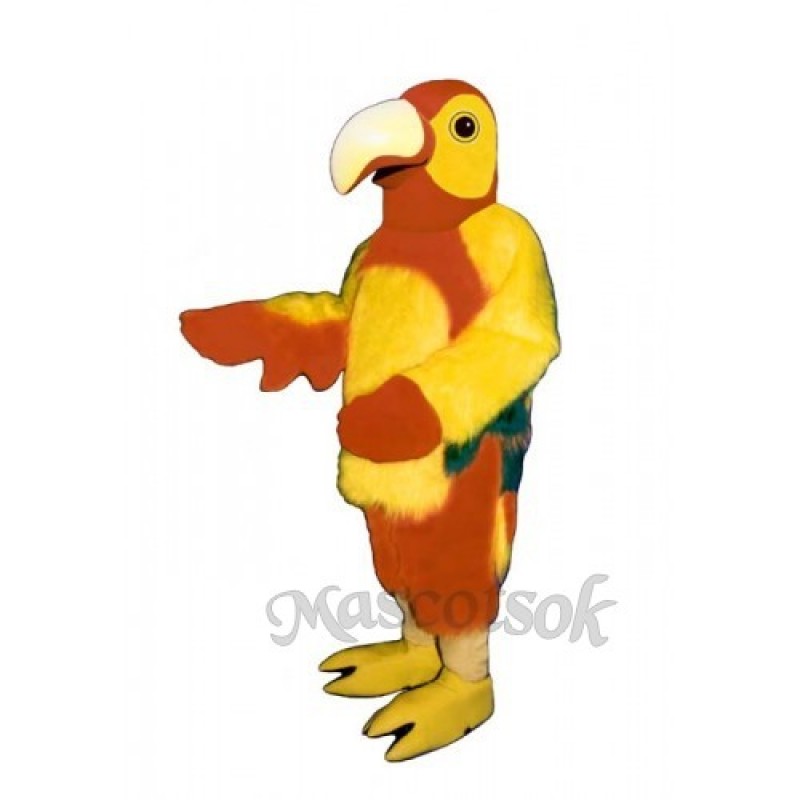 Cute Red Parrot Mascot Costume