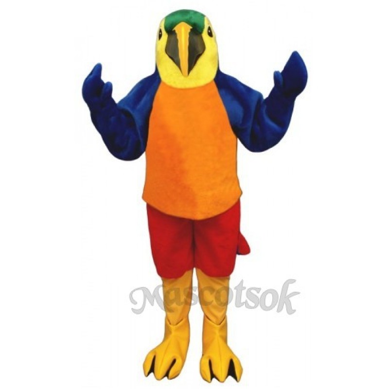 Cute Tropical Parrot Mascot Costume