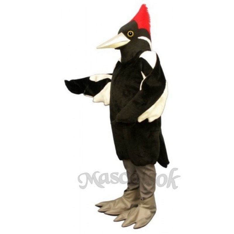 Cute Ivory Billed Woodpecker Mascot Costume