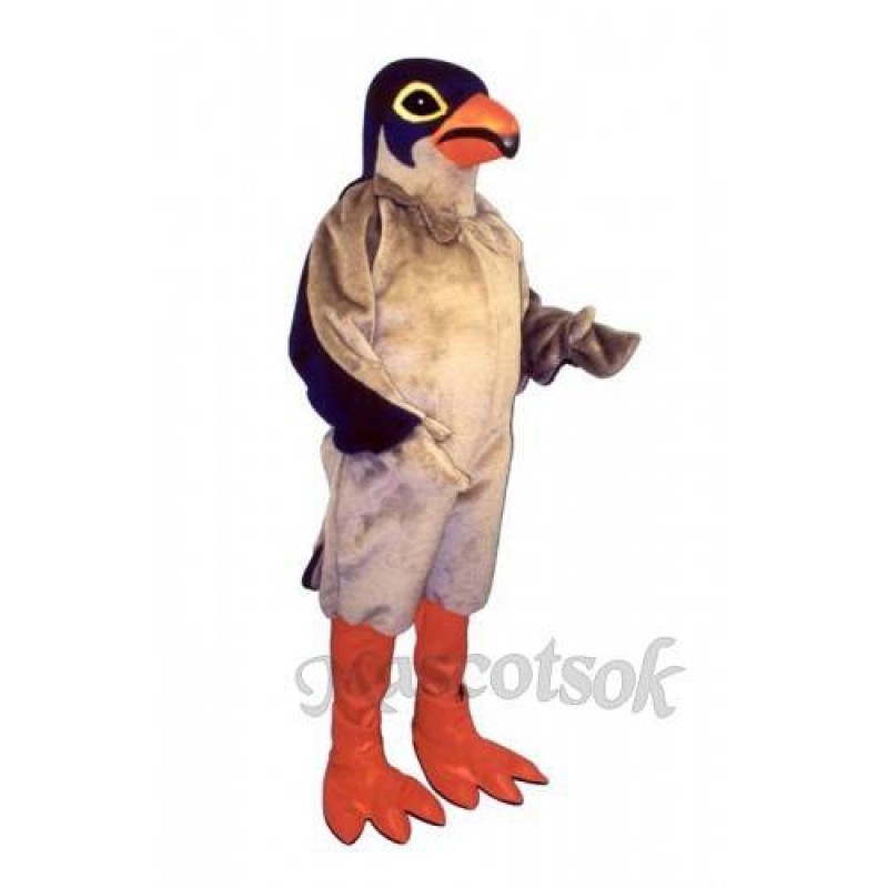 Cute Red Legged Hawk Mascot Costume