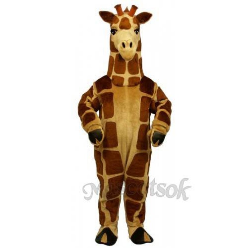 Cute Realistic Giraffe Mascot Costume