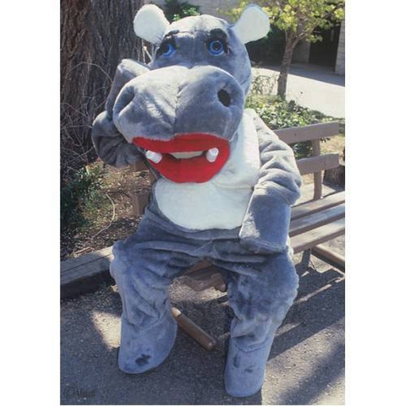 Cute Hillary Hippo Mascot Costume