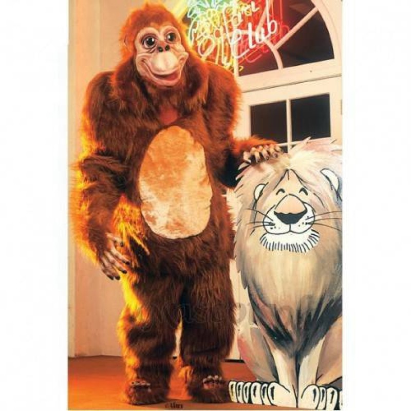 Cute Orangutan Mascot Costume