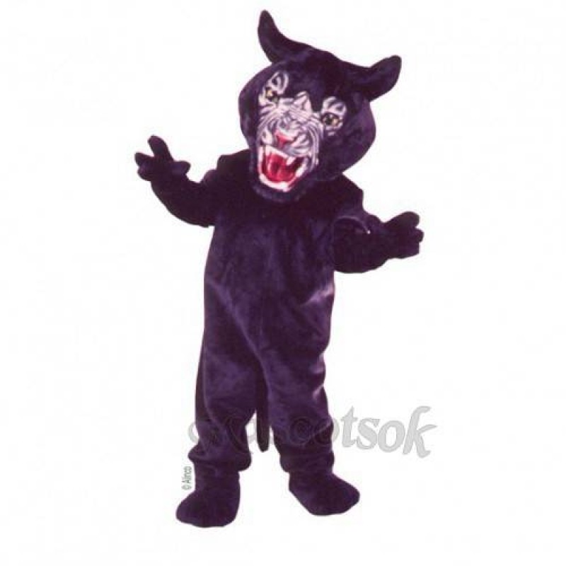 Cute Super Panther Mascot Costume
