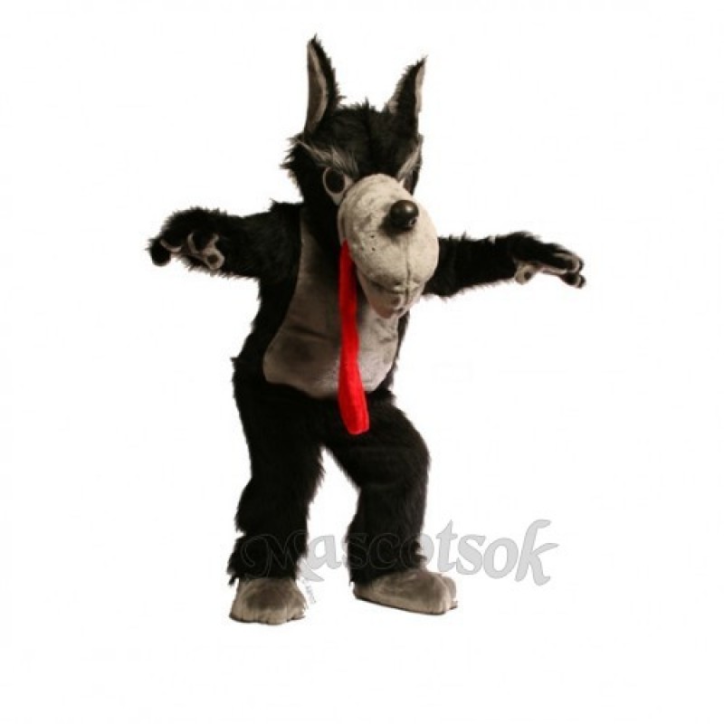 Cute Wolf Mascot Costume
