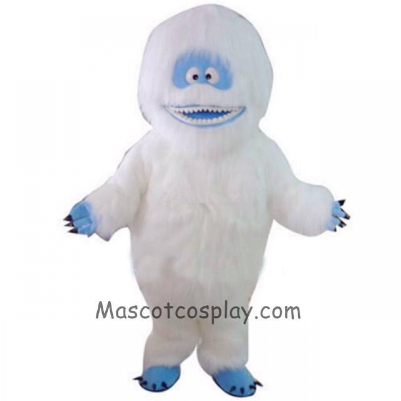 Yeti Abominable Snowman Mascot Costume Halloween Party Outfit