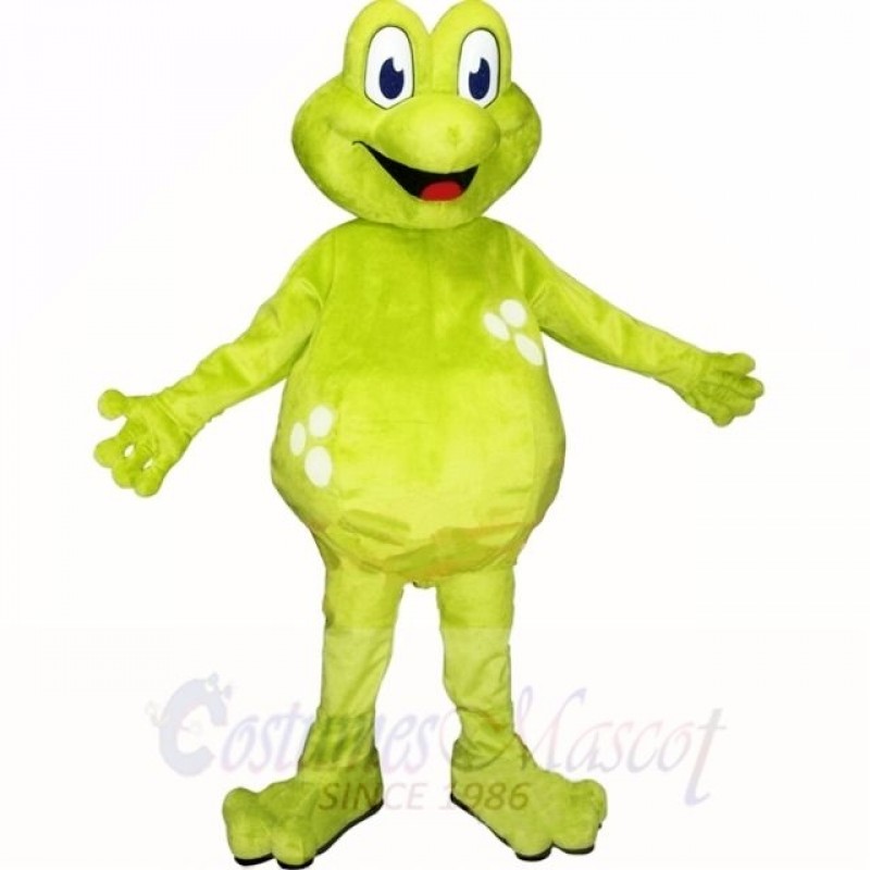 Green Lightweight Frog Mascot Costumes Cartoon