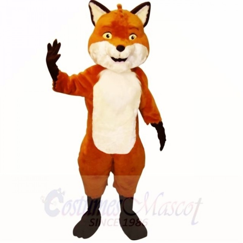 Smiling Friendly Lightweight Fox Mascot Costumes Cartoon