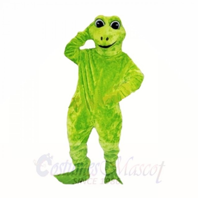 Green Friendly Lightweight Frog Mascot Costumes Cartoon