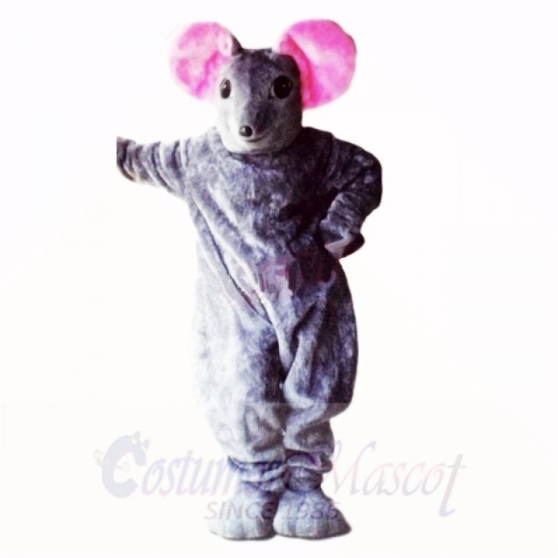 Top Quality Grey Mouse Mascot Costumes Adult