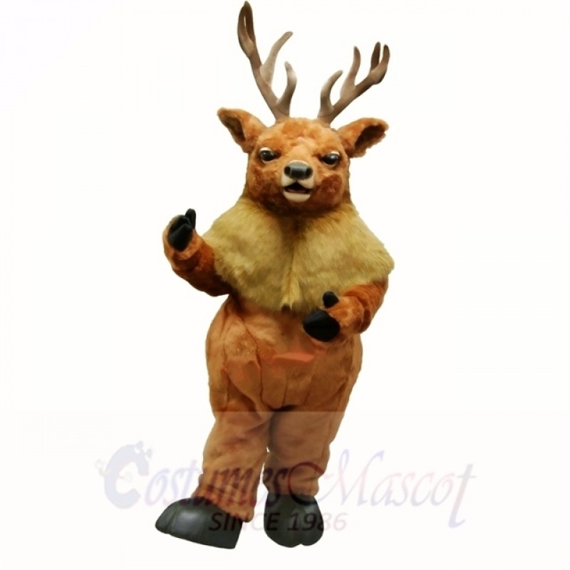 Top Quality Brown Moose Mascot Costumes Adult
