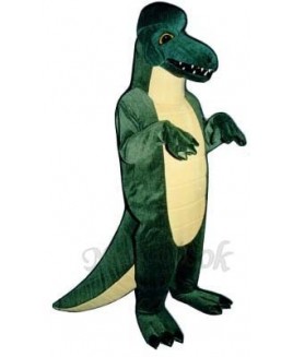 Dinosaur with Crest Mascot Costume