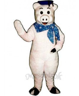 Stick Pig Mascot Costume