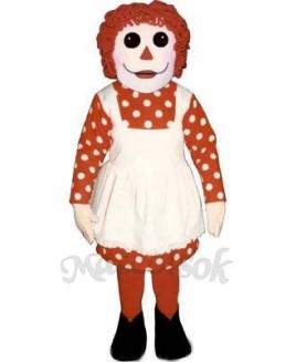 Girl Rag Doll Mascot Costume